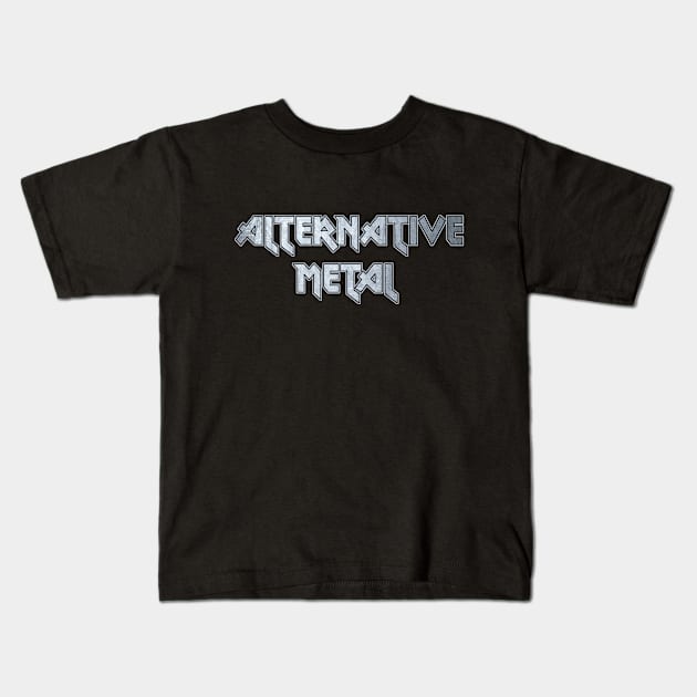 Alternative metal Kids T-Shirt by KubikoBakhar